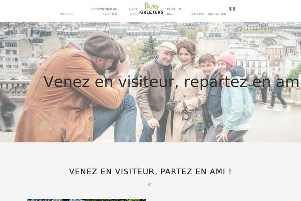 greeters.paris site used Minimall-child-theme