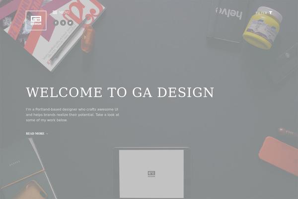 Roua-wp theme site design template sample