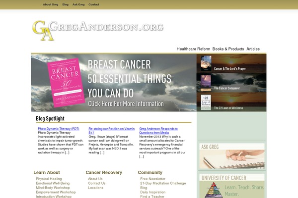 greganderson.org site used Ga