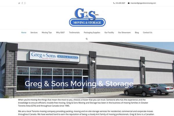 Total theme site design template sample