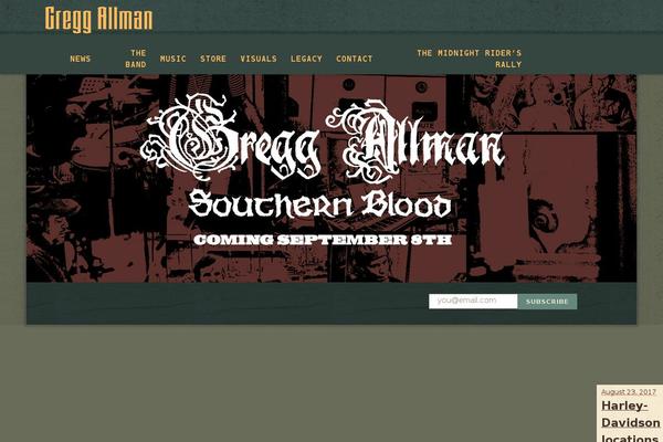 greggallman.com site used Resolutionathens
