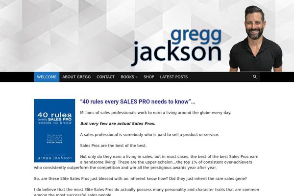 Newspaper theme site design template sample