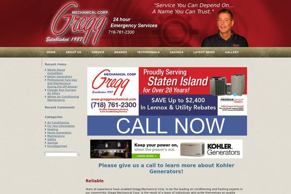 greggmechanical.com site used Cranberry