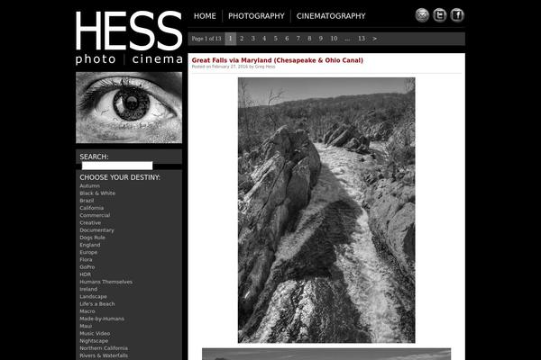 WordPress website example screenshot