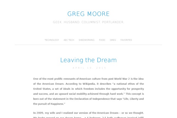 WordPress website example screenshot