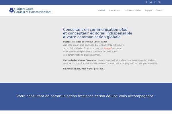 WordPress website example screenshot