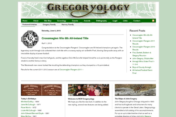 gregoryology.com site used Revolution-20