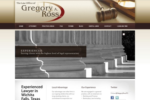 gregoryrosspc.com site used Business Portfolio