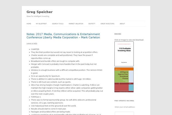 WordPress website example screenshot