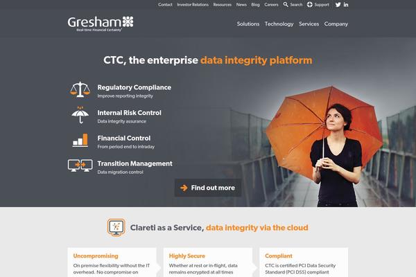 gresham-computing.com site used Gresham