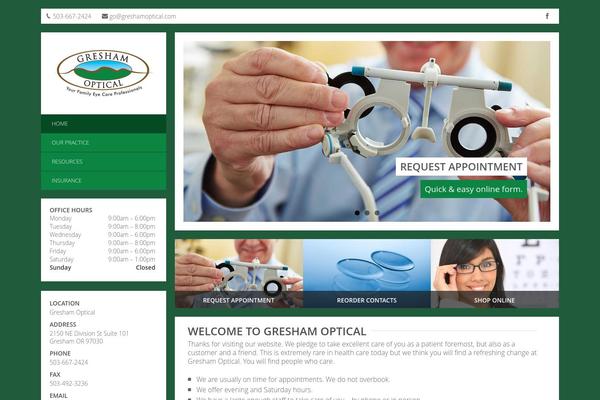 greshamoptical.com site used Pecaa_layout_4