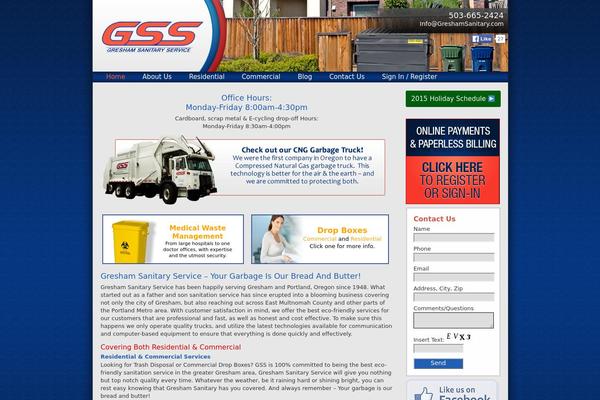 greshamsanitary.com site used Gss