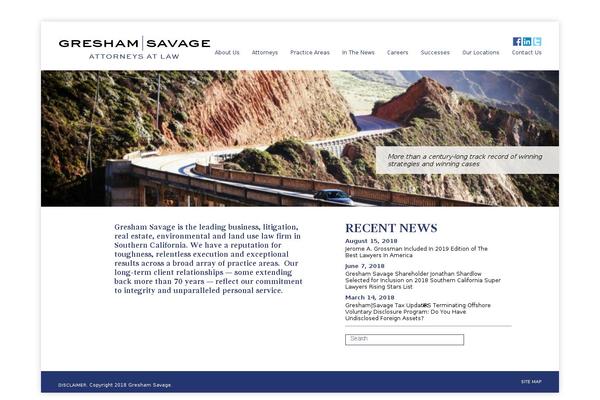 greshamsavage.com site used Grisham-2016