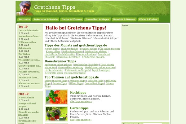 gretchenstipps.de site used Babble