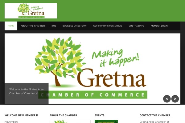 WordPress website example screenshot