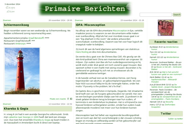 WordPress website example screenshot