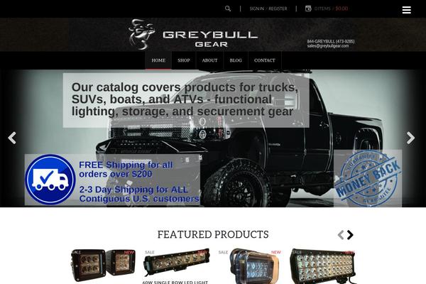 Grey theme site design template sample