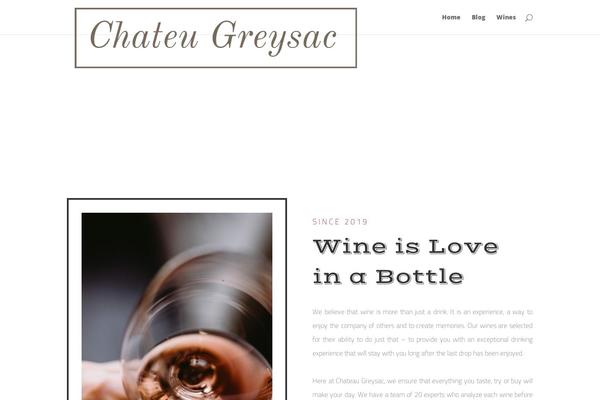 Divi theme site design template sample