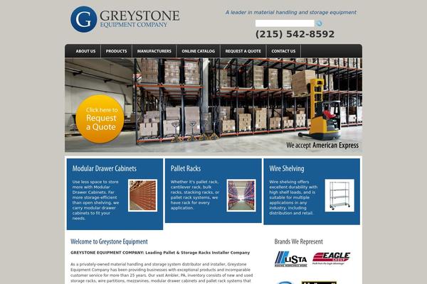 greystoneequipment.com site used Greystone