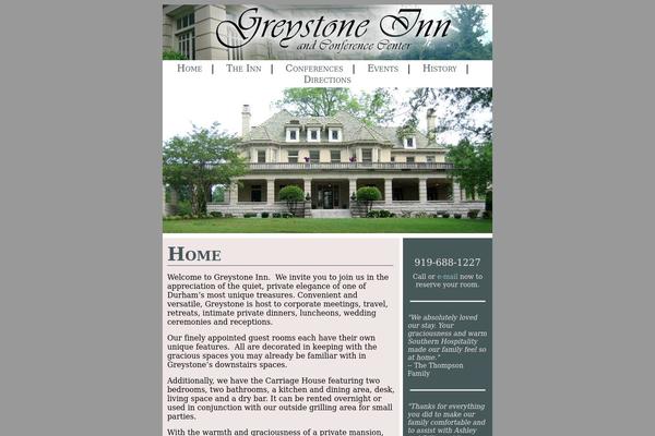 Greystone theme site design template sample