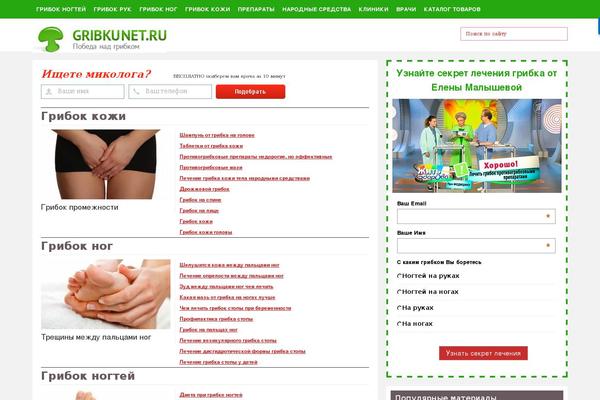gribkunet.ru site used Mansar