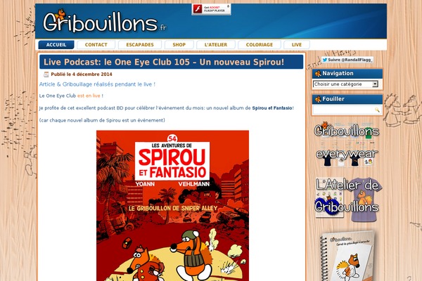 gribouillons.fr site used Gribouillonsv21