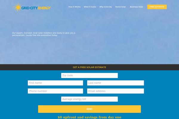 Story theme site design template sample