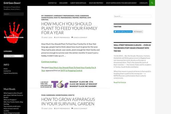 Twenty Fourteen theme site design template sample