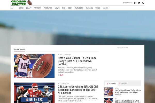 gridironchatter.com site used The-league