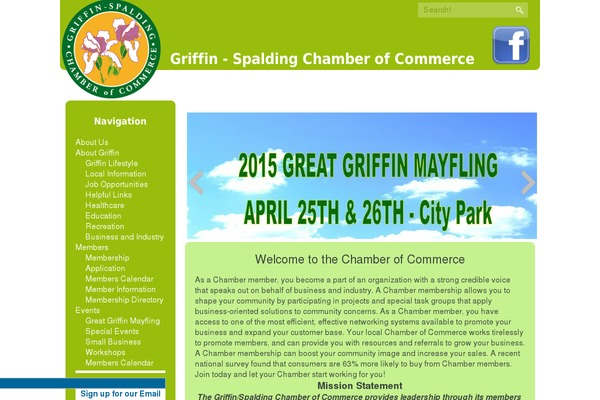 griffinchamber.com site used Wp Skeleton