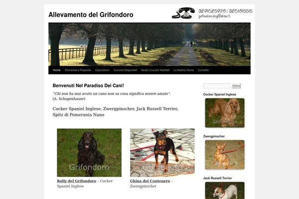 Twenty Ten theme site design template sample