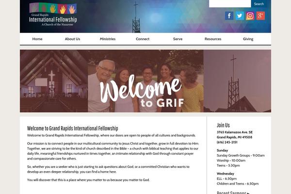 grif WordPress theme, websites list used grif theme grif theme websites examples