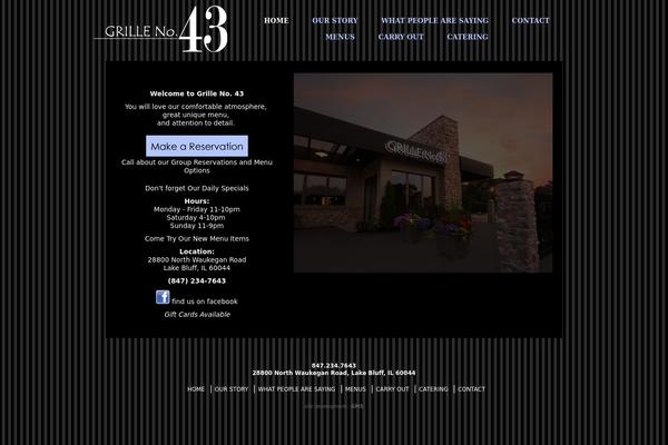 grille_no_43 WordPress theme, websites list used grille_no_43 theme grille_no_43 theme websites examples