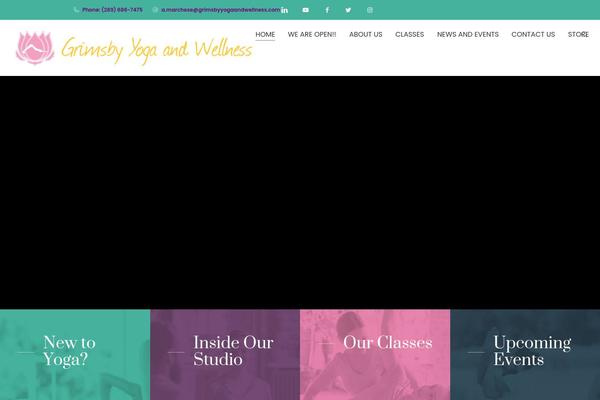 Jogasana theme site design template sample