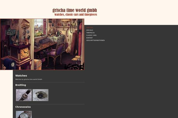 grischa-time-world.ch site used Watches