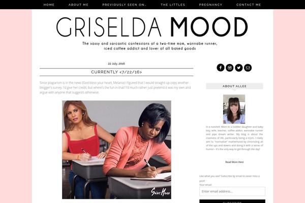 griseldamood.com site used Olivia-theme