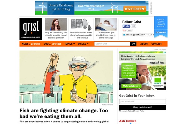 grist.org site used Grist