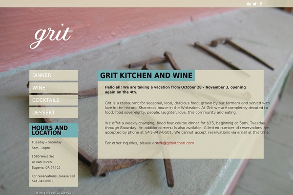 gritkitchen.com site used Foxy-v1-5-4