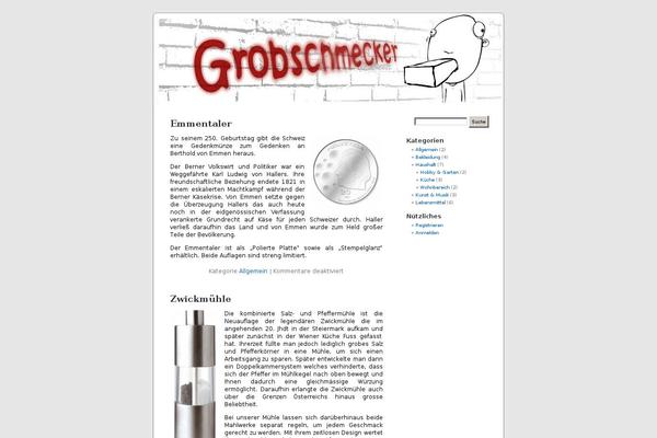 grobschmecker.de site used Grobschmecker