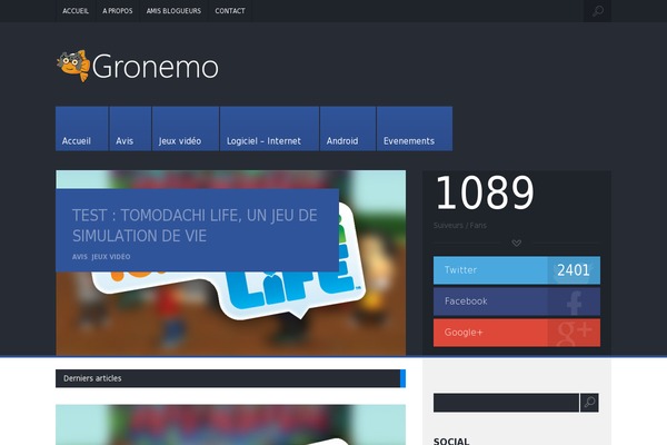 gronemo.com site used Yeahthemes-elegance