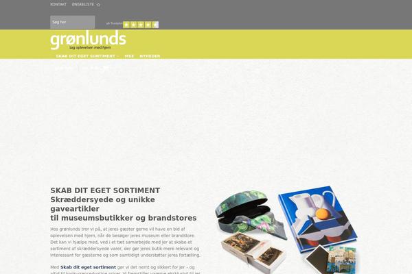 gronlunds.dk site used Flatsomechildtheme