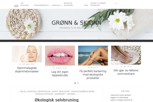 gronnogskjonn.com site used Gronn-og-skjonn