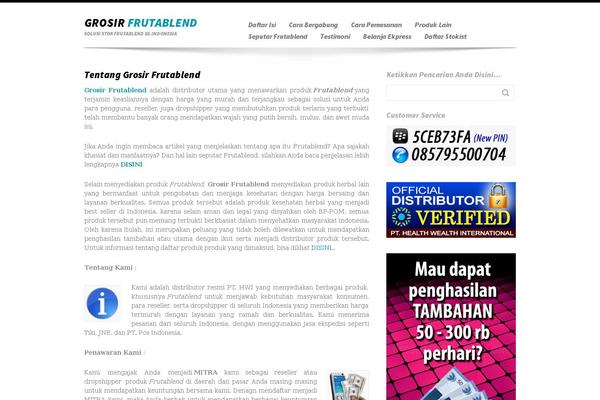 grosirfrutablend.com site used Artemismag