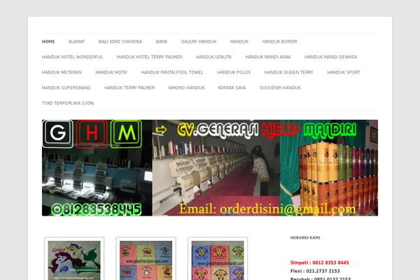 Twenty Twelve theme site design template sample