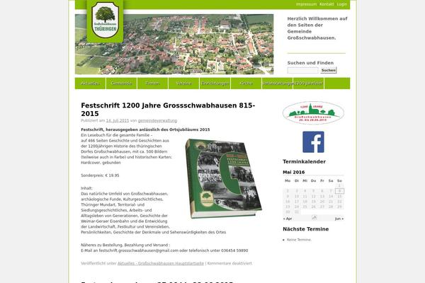 WordPress website example screenshot