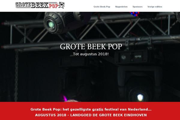 grotebeekpop.nl site used start