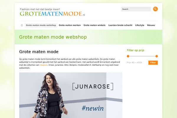 grotematenmode.nl site used Shoppica-child