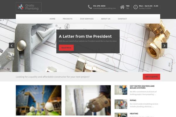 BuildPress theme site design template sample