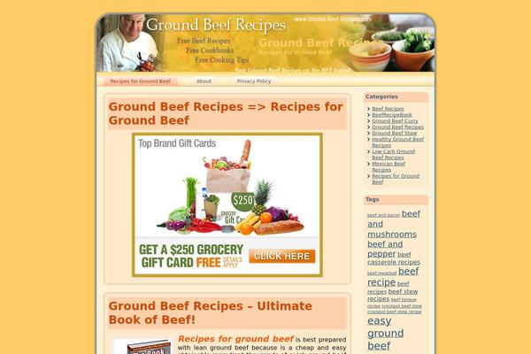 WordPress website example screenshot