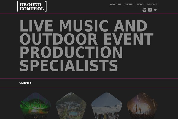 Ground theme site design template sample